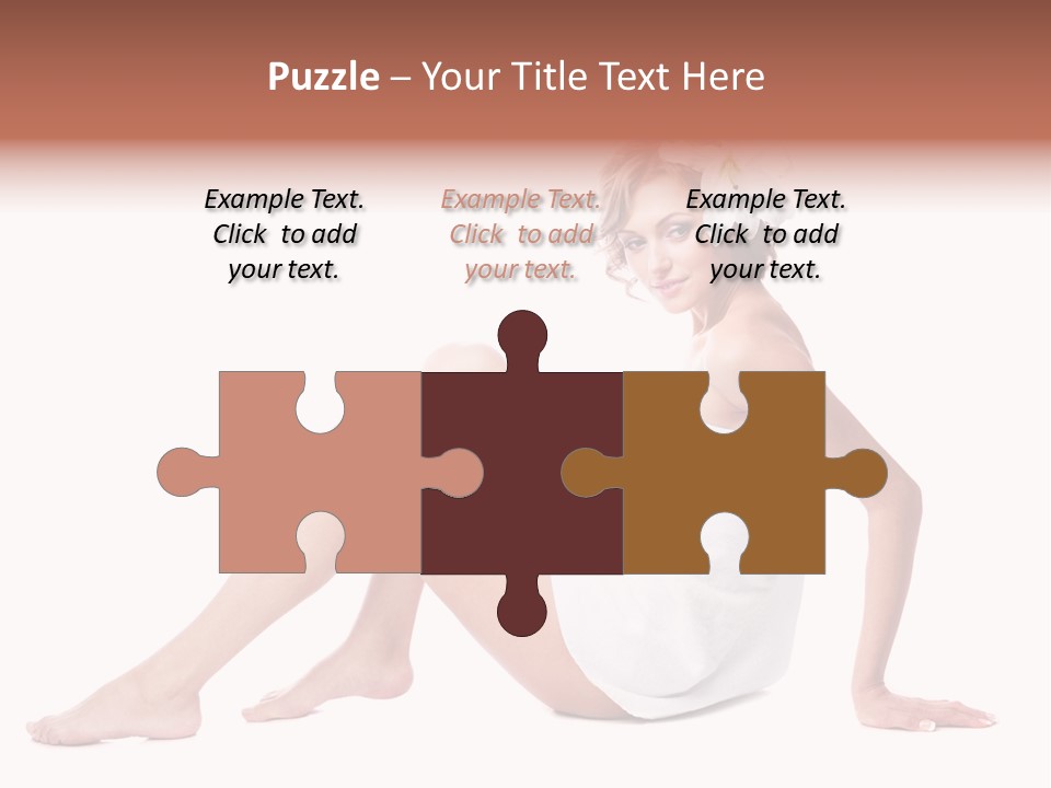 Spa Blond Curly PowerPoint Template