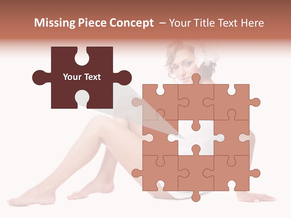 Spa Blond Curly PowerPoint Template