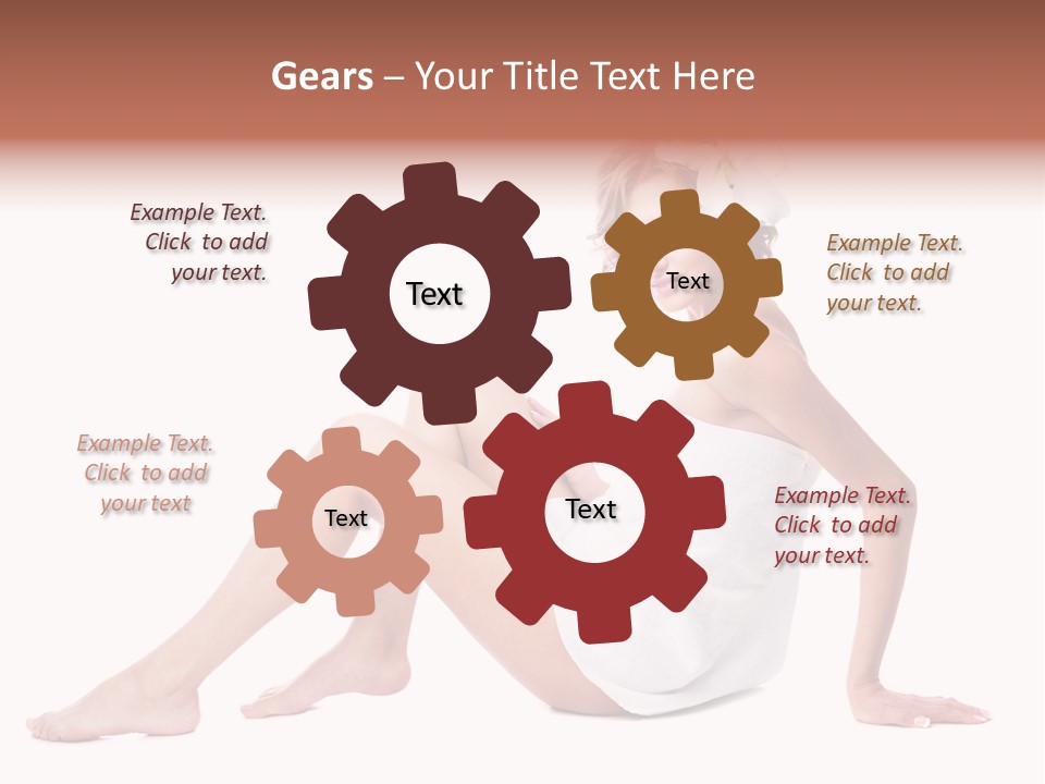 Spa Blond Curly PowerPoint Template