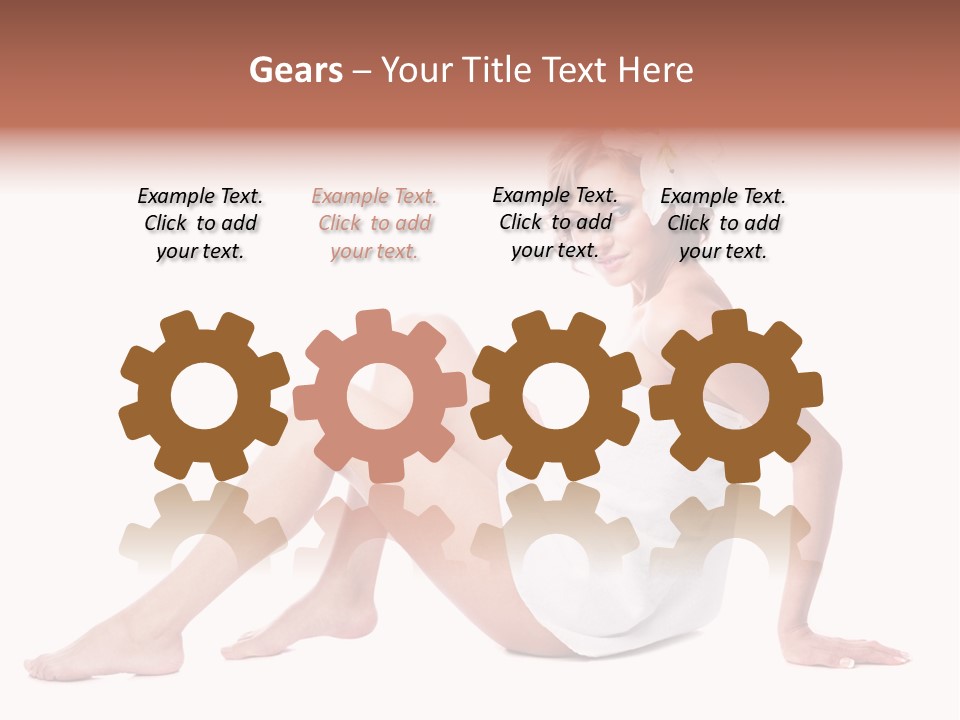 Spa Blond Curly PowerPoint Template