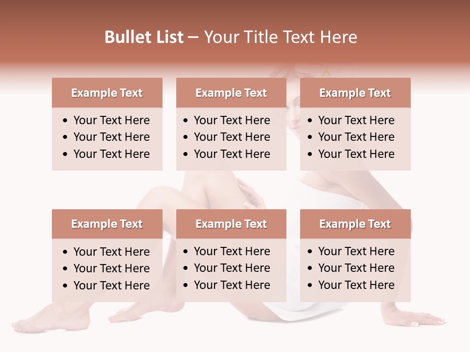 Spa Blond Curly PowerPoint Template