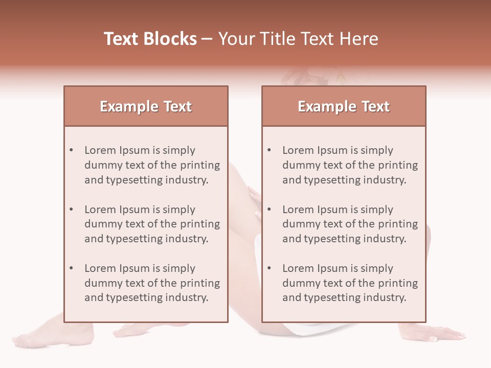 Spa Blond Curly PowerPoint Template