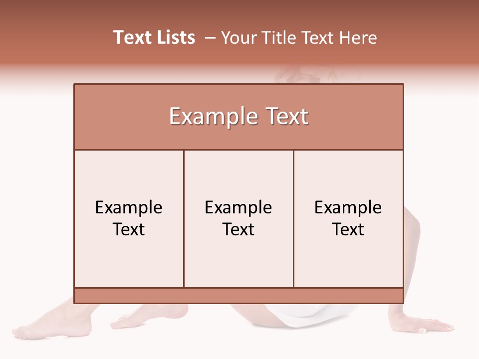 Spa Blond Curly PowerPoint Template