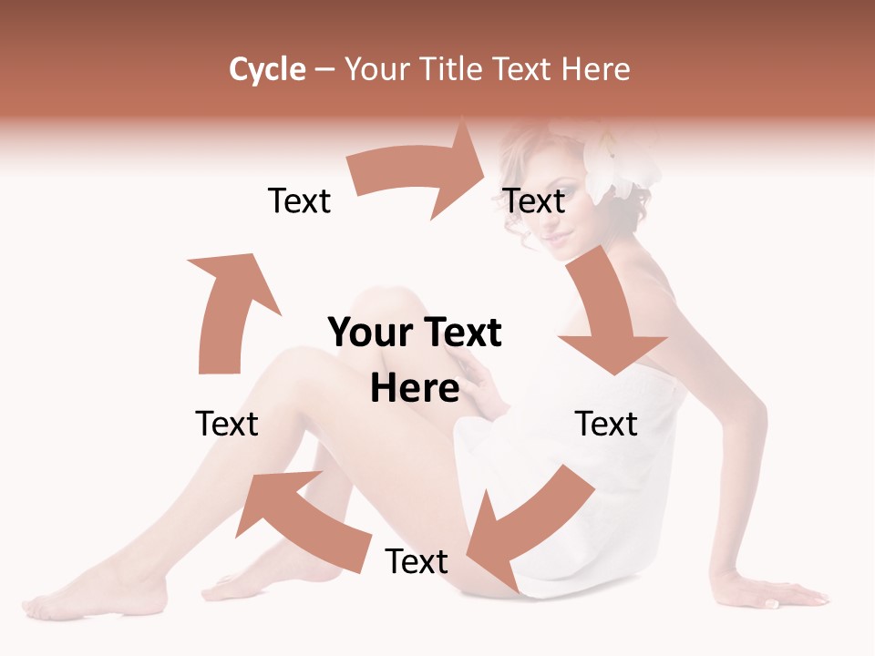 Spa Blond Curly PowerPoint Template