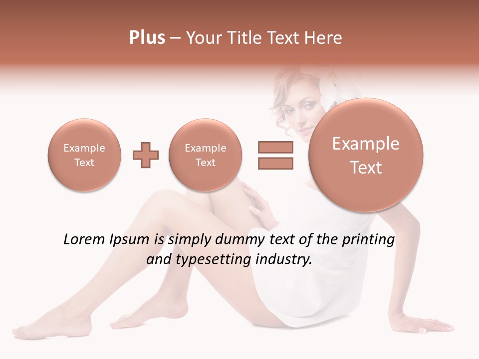 Spa Blond Curly PowerPoint Template