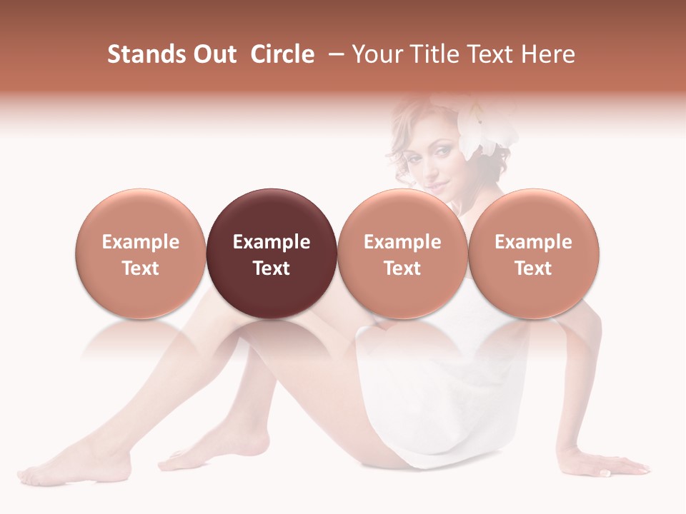 Spa Blond Curly PowerPoint Template