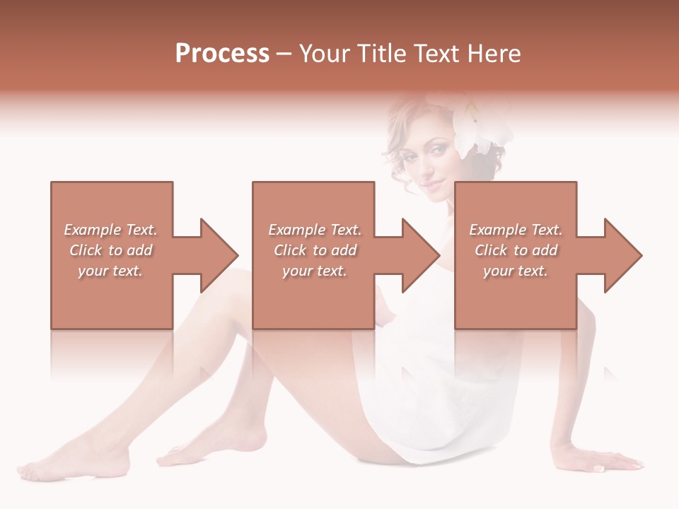Spa Blond Curly PowerPoint Template