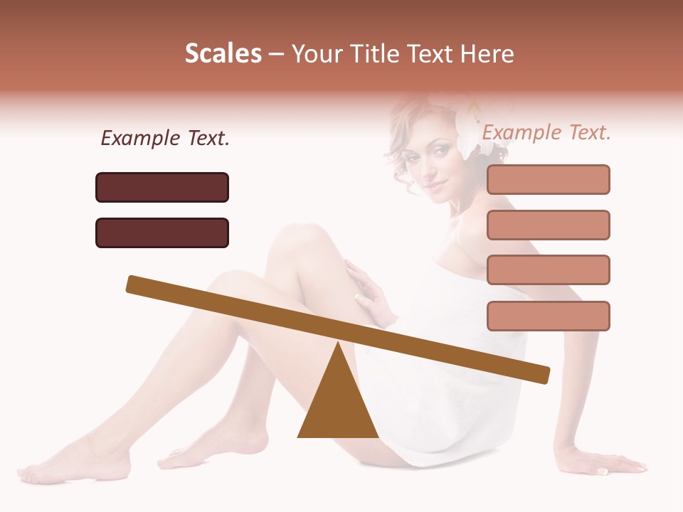 Spa Blond Curly PowerPoint Template