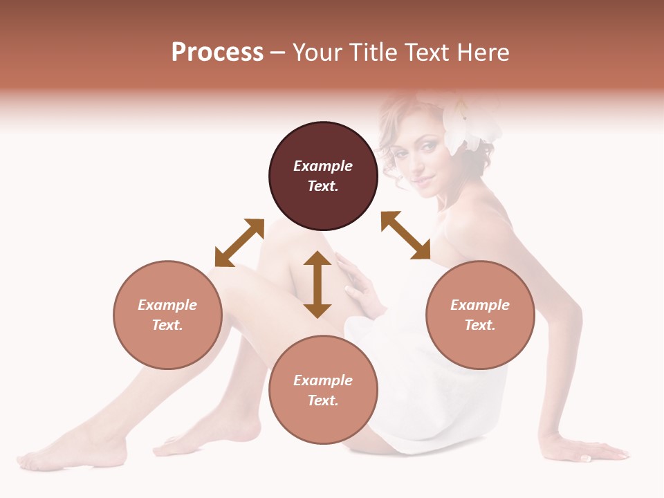 Spa Blond Curly PowerPoint Template