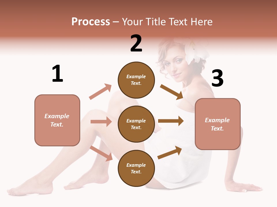 Spa Blond Curly PowerPoint Template