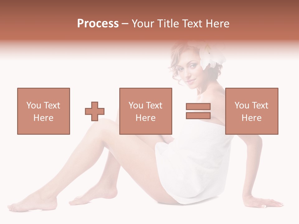 Spa Blond Curly PowerPoint Template