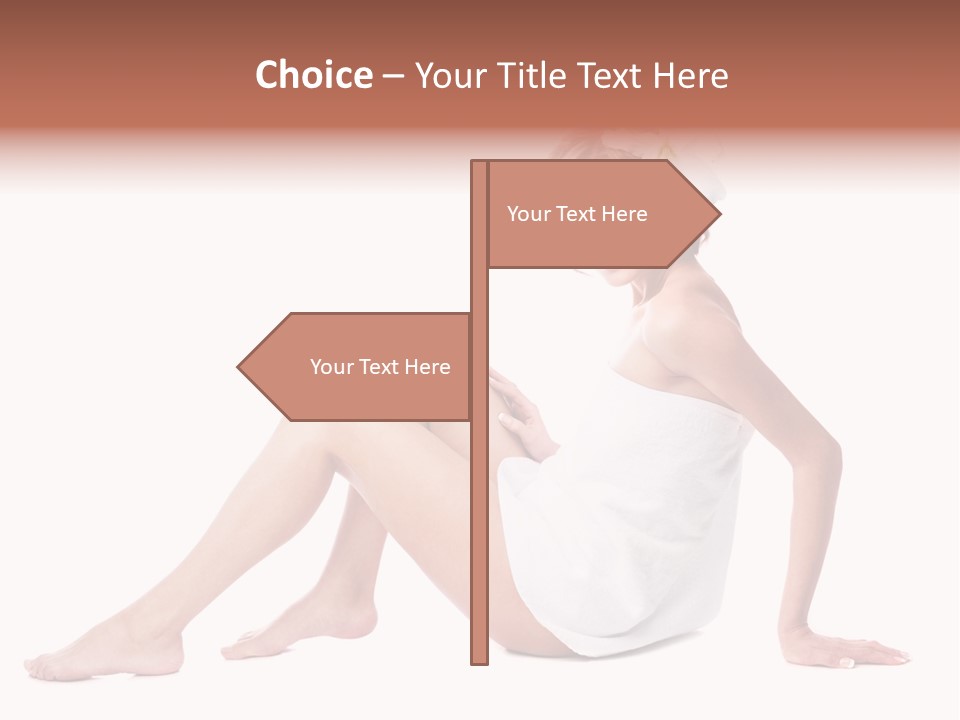 Spa Blond Curly PowerPoint Template