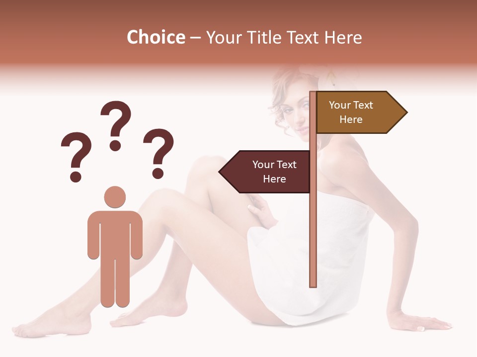 Spa Blond Curly PowerPoint Template