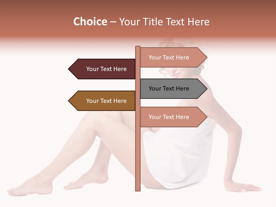 Spa Blond Curly PowerPoint Template