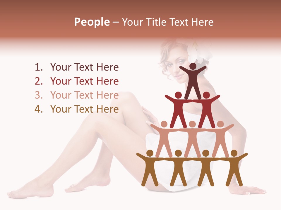 Spa Blond Curly PowerPoint Template