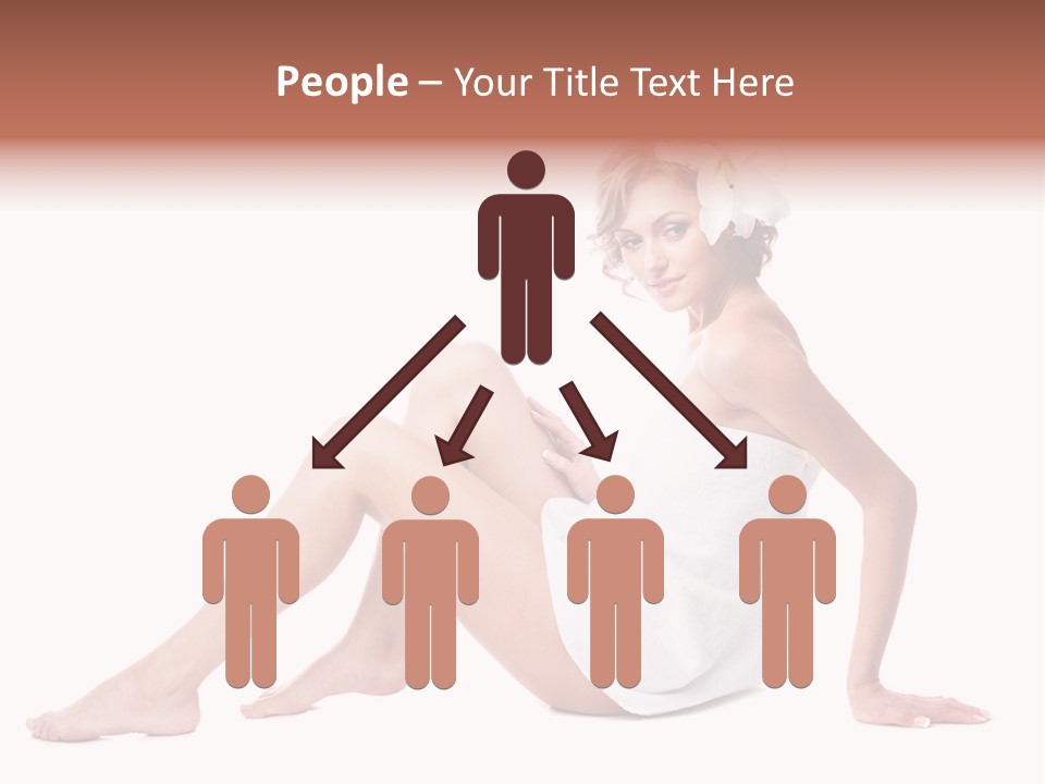 Spa Blond Curly PowerPoint Template