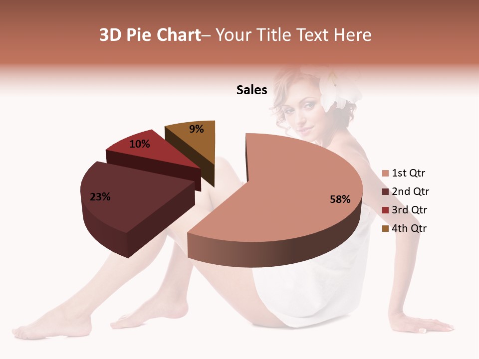 Spa Blond Curly PowerPoint Template