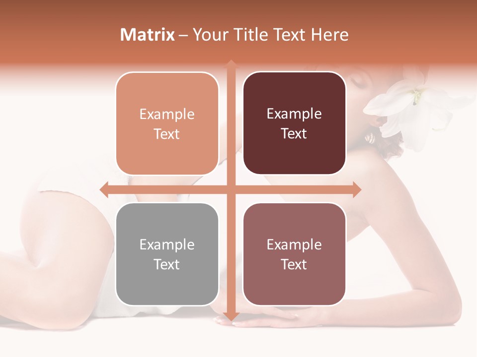 Beauty Caucasian Skin PowerPoint Template