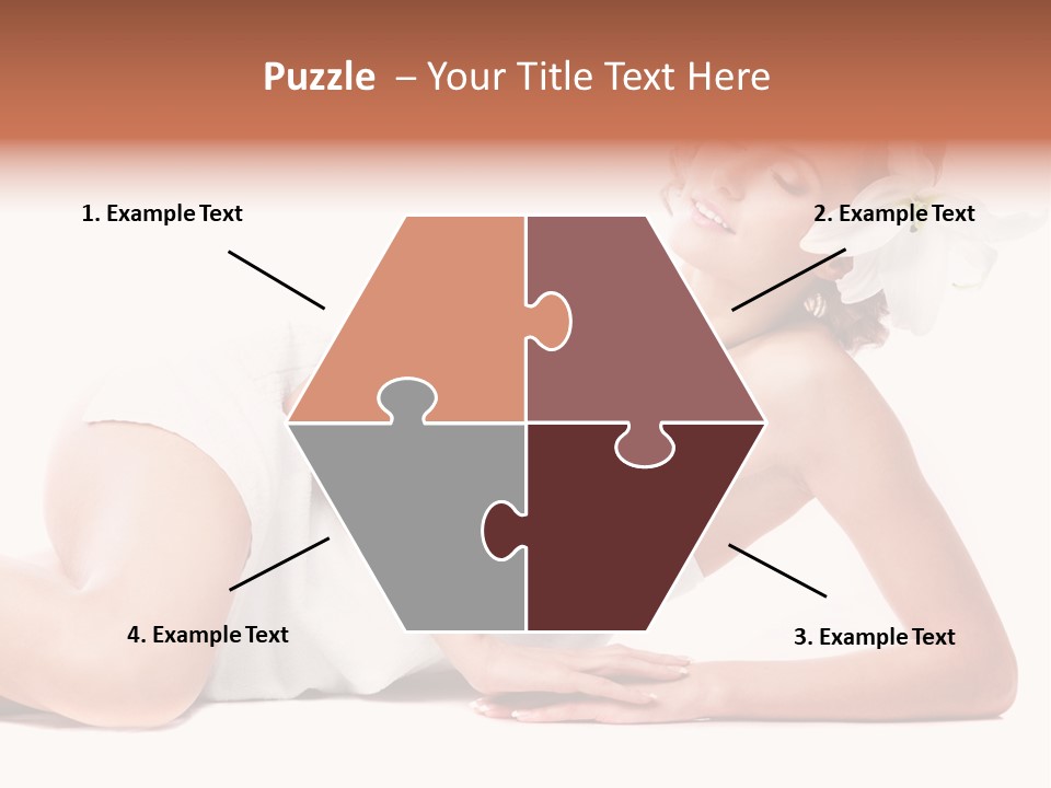 Beauty Caucasian Skin PowerPoint Template