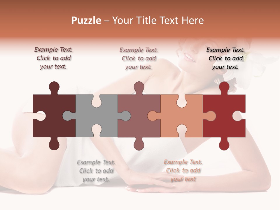 Beauty Caucasian Skin PowerPoint Template