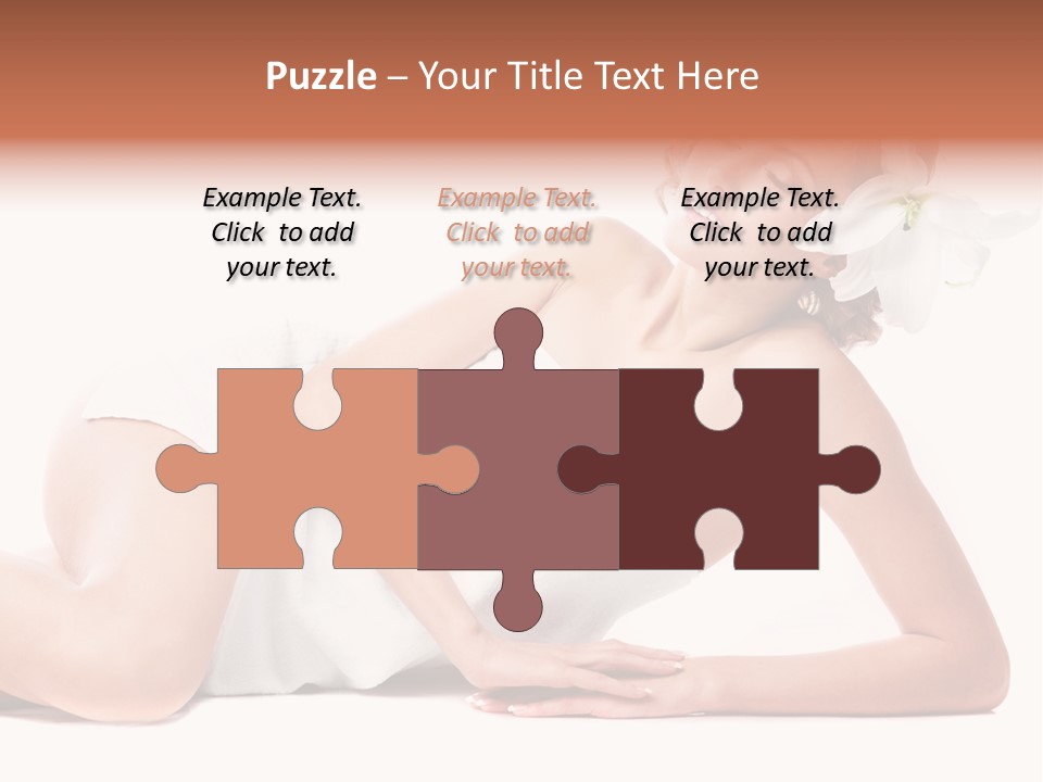 Beauty Caucasian Skin PowerPoint Template