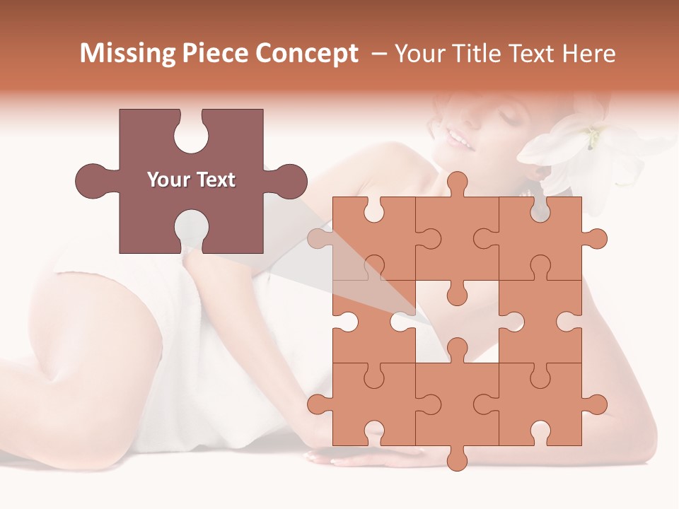 Beauty Caucasian Skin PowerPoint Template