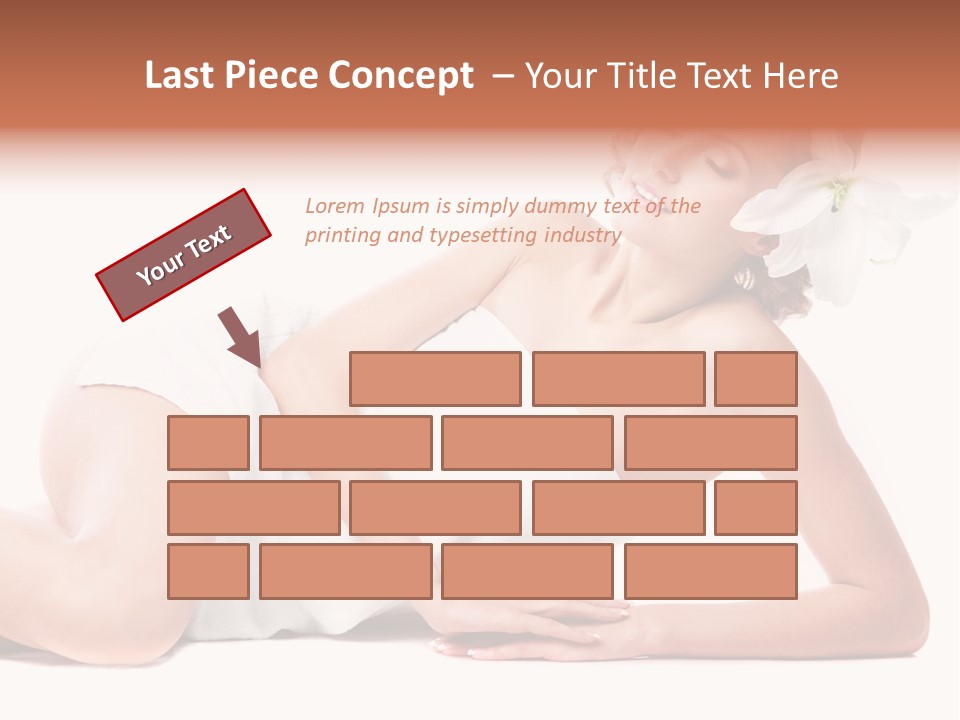 Beauty Caucasian Skin PowerPoint Template