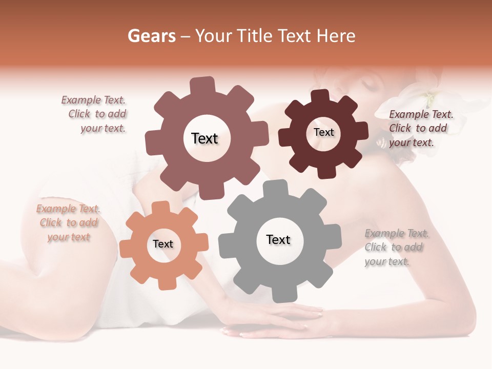 Beauty Caucasian Skin PowerPoint Template