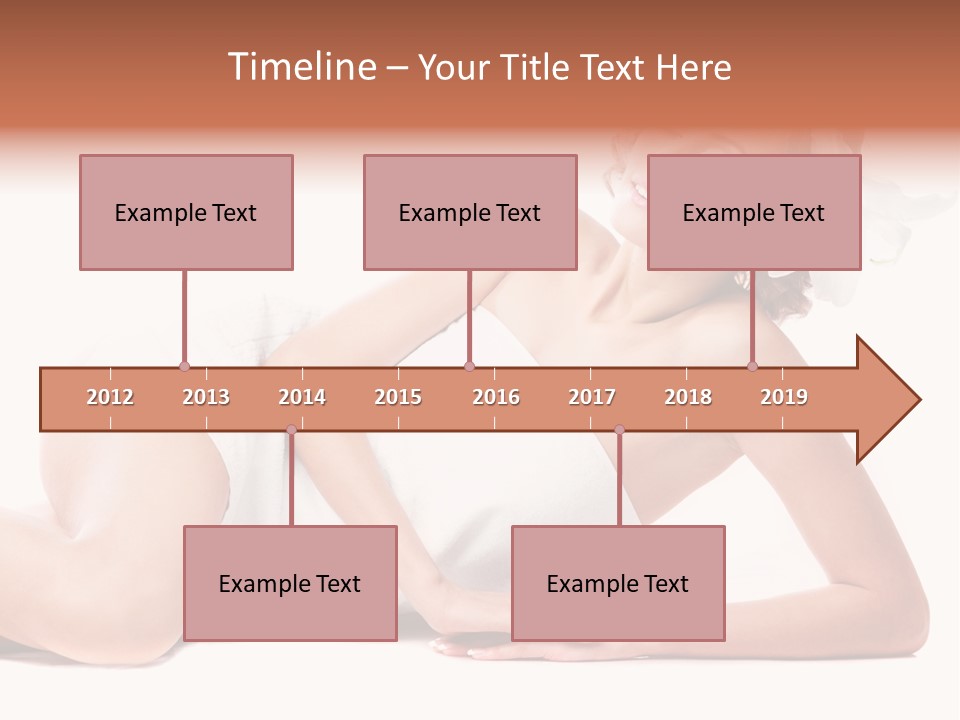 Beauty Caucasian Skin PowerPoint Template