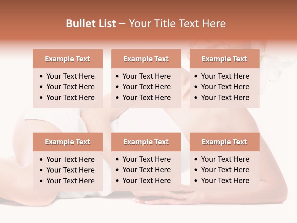 Beauty Caucasian Skin PowerPoint Template