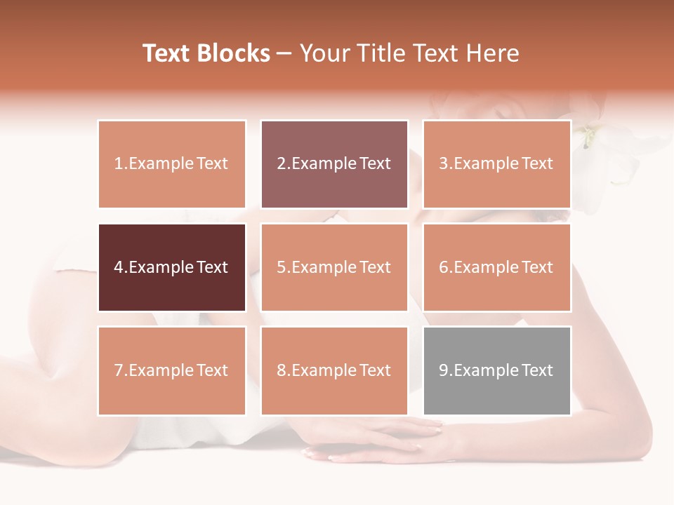 Beauty Caucasian Skin PowerPoint Template