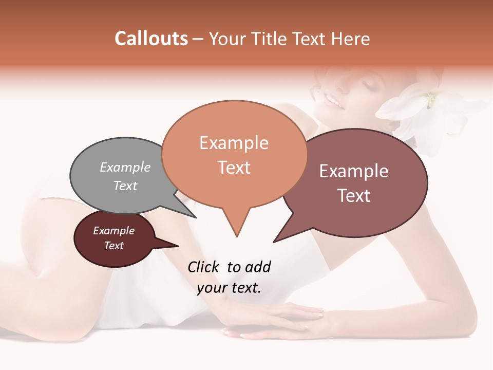 Beauty Caucasian Skin PowerPoint Template