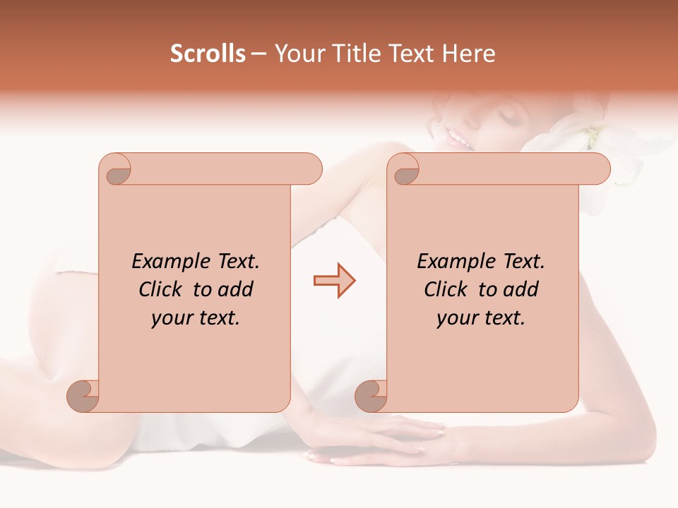 Beauty Caucasian Skin PowerPoint Template