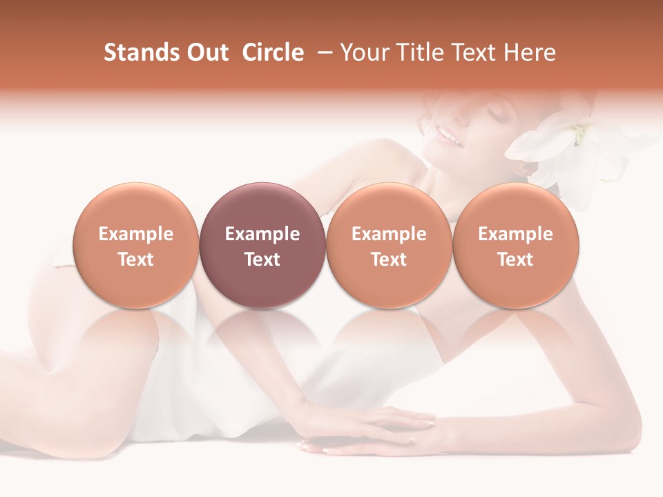 Beauty Caucasian Skin PowerPoint Template