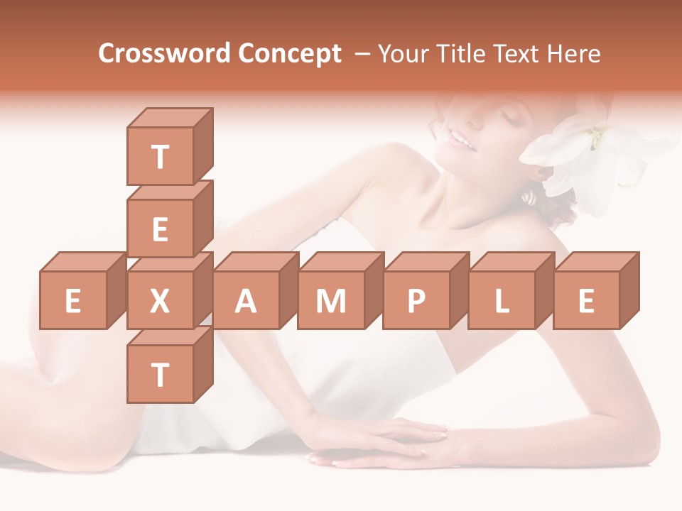 Beauty Caucasian Skin PowerPoint Template