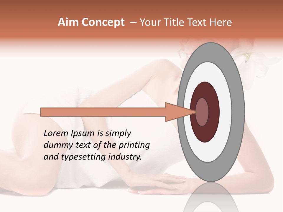 Beauty Caucasian Skin PowerPoint Template