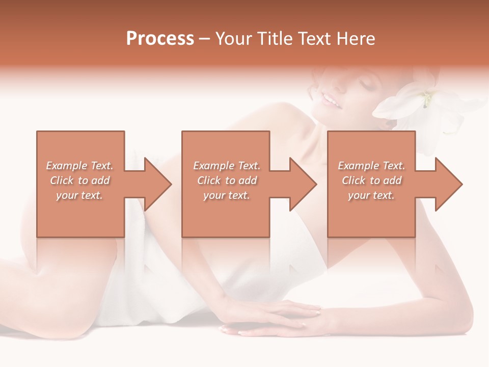 Beauty Caucasian Skin PowerPoint Template