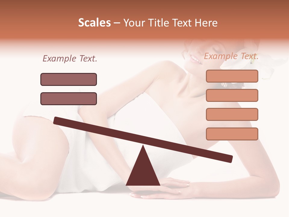 Beauty Caucasian Skin PowerPoint Template