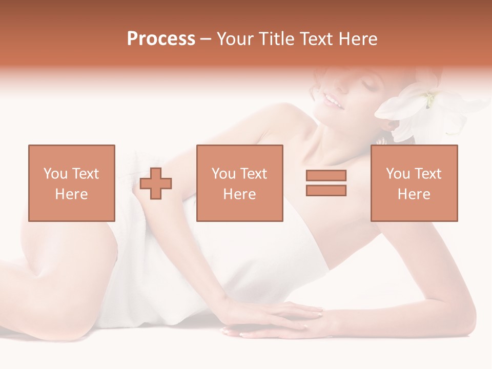 Beauty Caucasian Skin PowerPoint Template