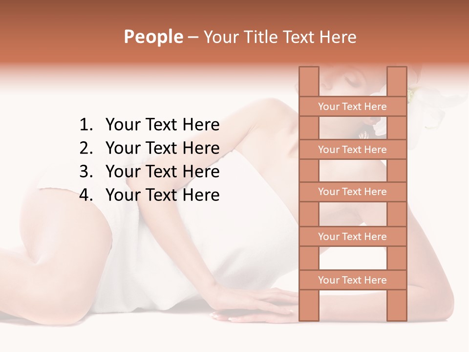 Beauty Caucasian Skin PowerPoint Template