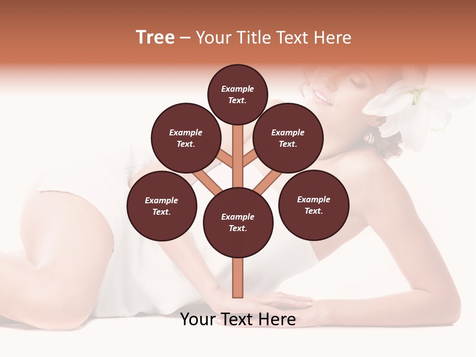 Beauty Caucasian Skin PowerPoint Template