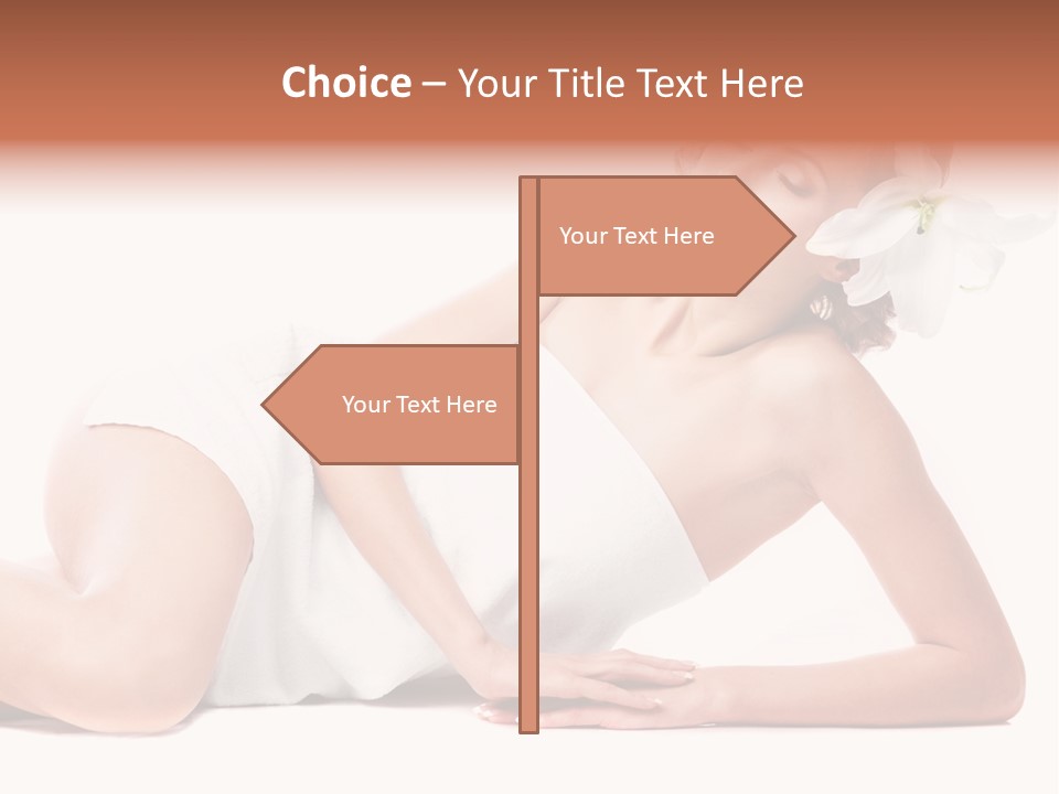 Beauty Caucasian Skin PowerPoint Template