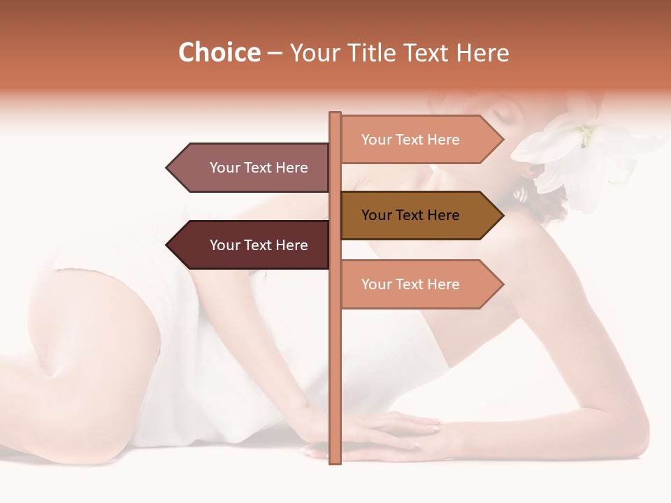 Beauty Caucasian Skin PowerPoint Template