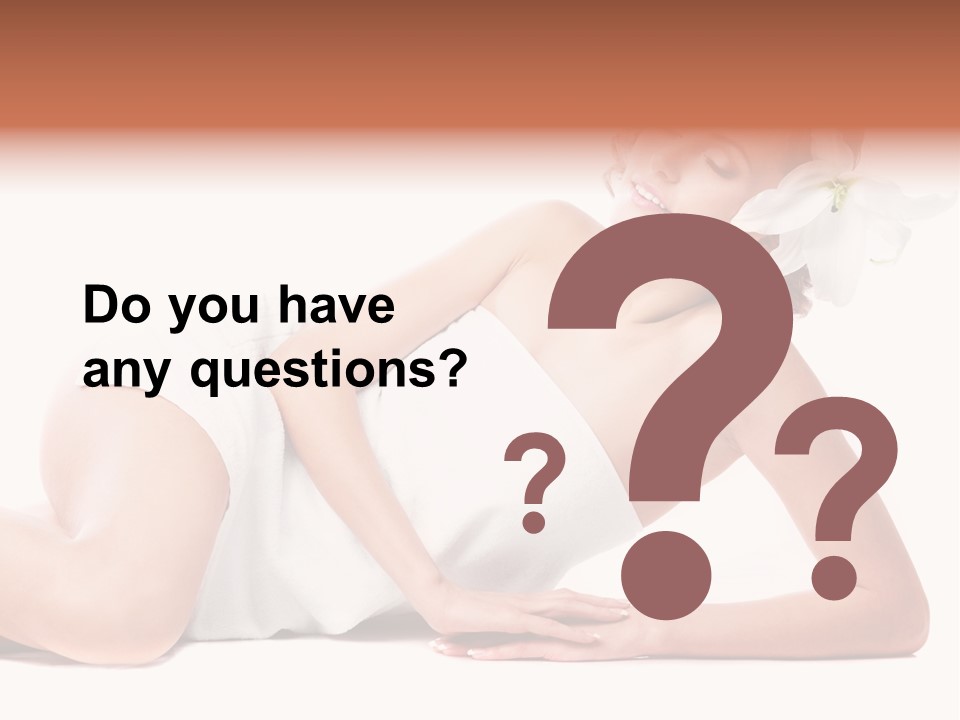 Beauty Caucasian Skin PowerPoint Template