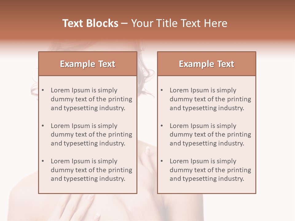 Feminine Young Sexy PowerPoint Template