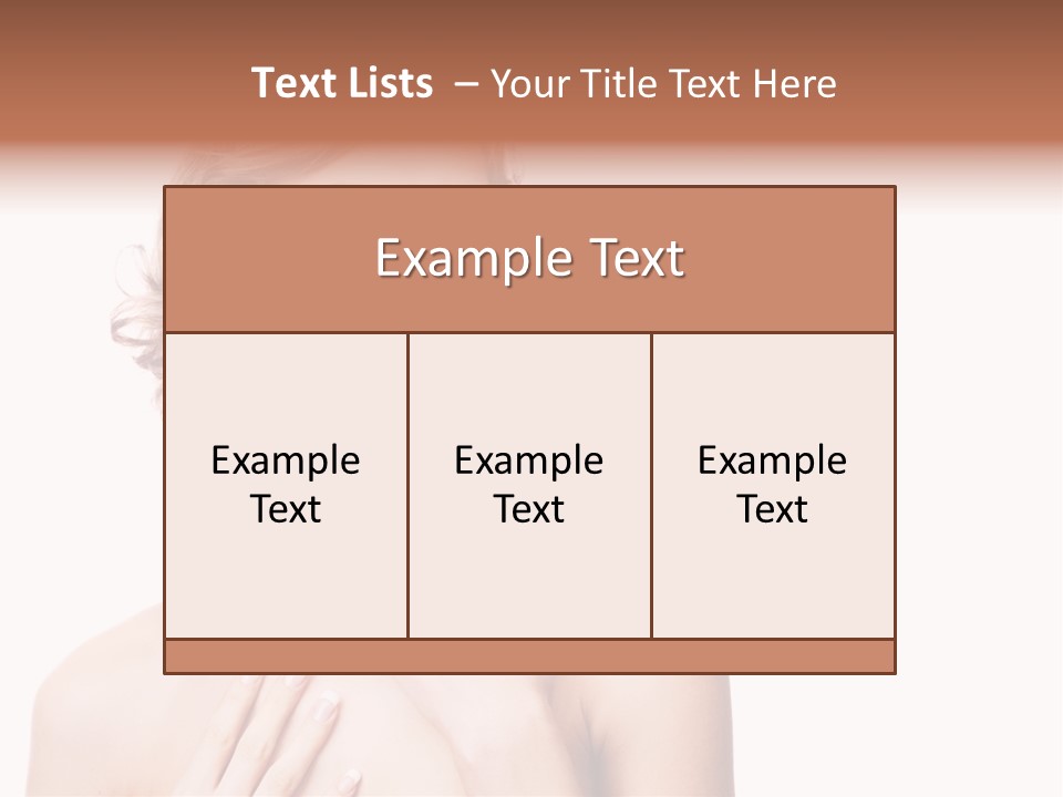 Feminine Young Sexy PowerPoint Template