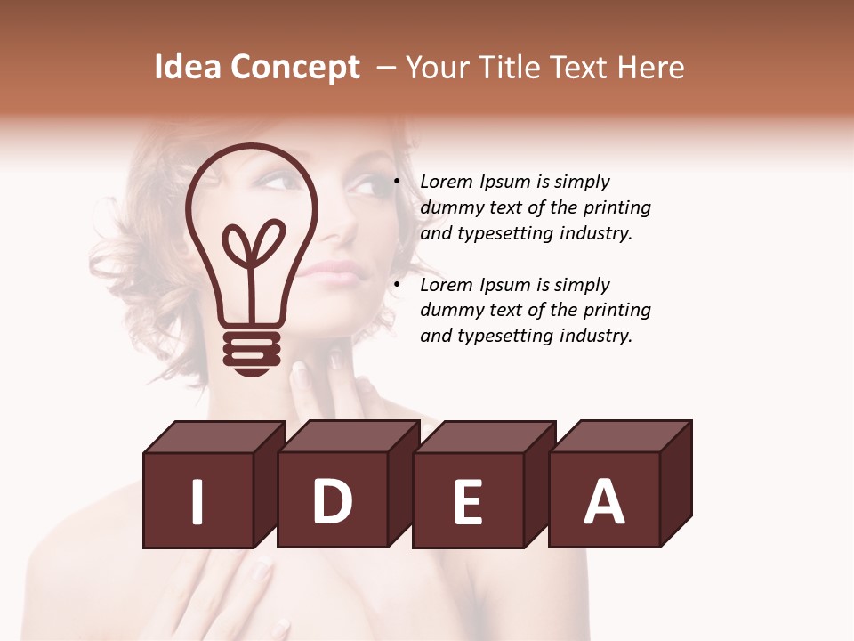 Feminine Young Sexy PowerPoint Template