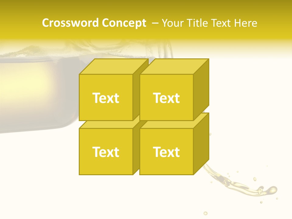 Oil Drop Liquid PowerPoint Template