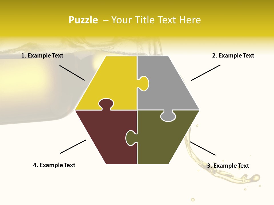 Oil Drop Liquid PowerPoint Template