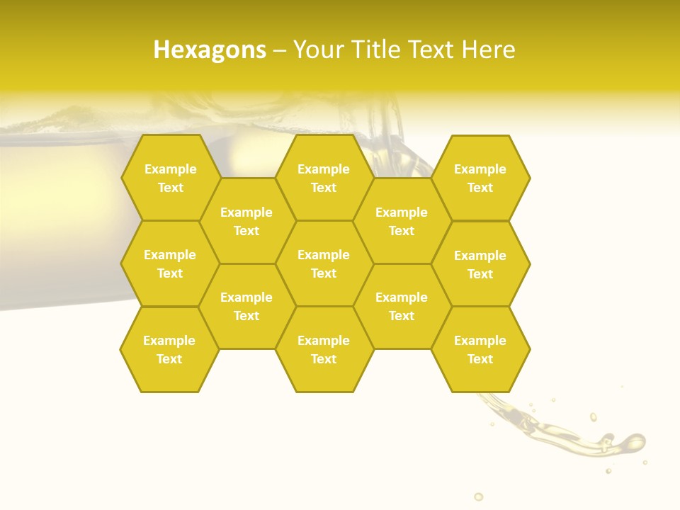 Oil Drop Liquid PowerPoint Template